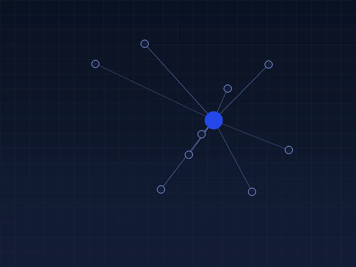 Diagram of old URLs mapped to a new site structure during a migration